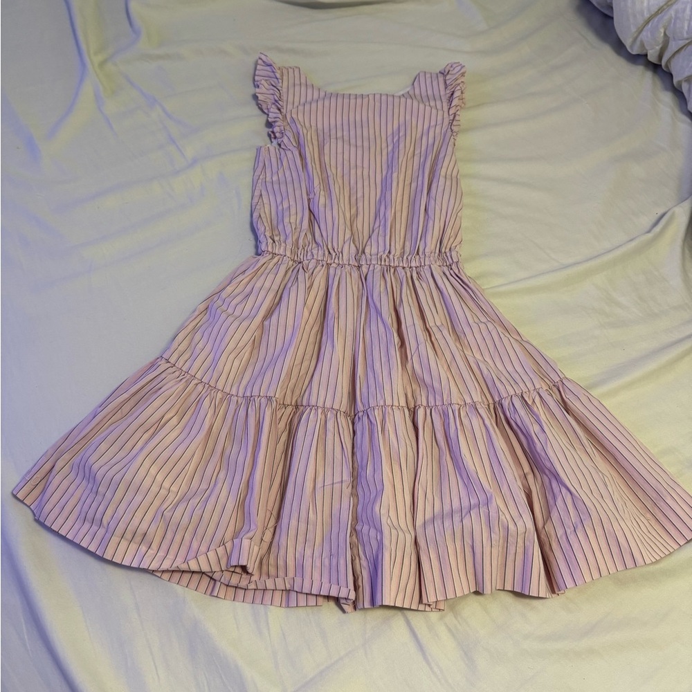 Girls Ralph Lauren POLO - Striped Pink Dress size 8